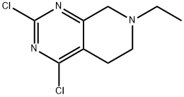 2,4-Dichloro-7-ethyl-5,6,7,8-tetrahydropyrido[3,4-d]pyrimidine Structure