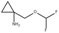 1-((Difluoromethoxy)methyl)cyclopropan-1-amine Structure