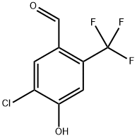 5-Chloro-4-hydroxy-2-(trifluoromethyl)benzaldehyde Structure