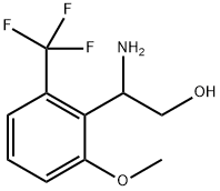 2-amino-2-[2-methoxy-6-(trifluoromethyl)phenyl]ethanol Structure