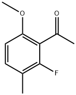 2-氟-3-甲基-6-甲氧基苯乙酮, 1780742-83-7, 结构式