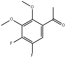 1-(4,5-Difluoro-2,3-dimethoxyphenyl)ethanone,1780784-44-2,结构式