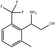 2-amino-2-[2-methyl-6-(trifluoromethyl)phenyl]ethanol Structure