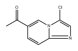 1-{3-chloroimidazo[1,2-a]pyridin-6-yl}ethan-1-one 结构式