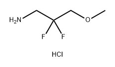 2,2-difluoro-3-methoxypropan-1-amine HCl Structure