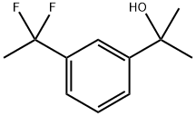 3-(1,1-difluoroethyl)-α,α-dimethyl- Benzenemethanol Structure