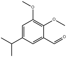 5-Isopropyl-2,3-dimethoxybenzaldehyde 化学構造式