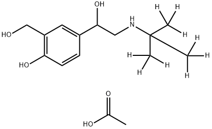 1781417-68-2 [2H9]-醋酸沙丁胺醇