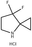 7,7-二氟-4-氮杂螺环[2.4]庚烷盐酸盐 结构式
