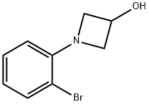 1-(2-bromophenyl)azetidin-3-ol Struktur