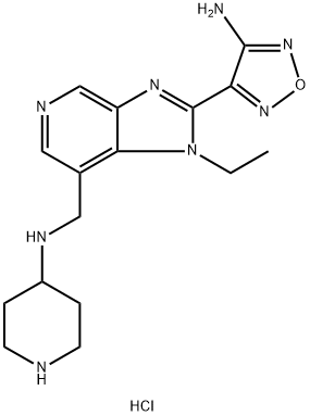 SB 747651A二塩酸塩 化学構造式