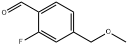 2-Fluoro-4-(methoxymethyl)benzaldehyde Struktur