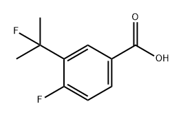 4-fluoro-3-(2-fluoropropan-2-yl)benzoic acid|4-氟-3-(2-氟丙-2-基)苯甲酸