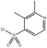 2,3-Dimethylpyridine-4-sulfonyl chloride 化学構造式