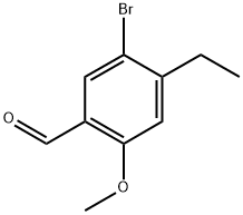 5-bromo-4-ethyl-2-methoxybenzaldehyde Structure