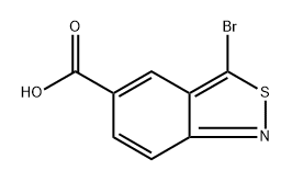 3-Bromobenzo[c]isothiazole-5-carboxylic acid Structure