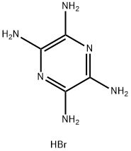 2,3,5,6-Pyrazinetetramine, hydrobromide (1:4) Structure