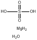 Sulfuric acid magnesium salt (1:1), dihydrate 结构式