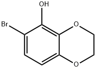 6-Bromo-2,3-dihydrobenzo[b][1,4]dioxin-5-ol Struktur