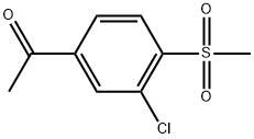 1-[3-Chloro-4-(methylsulfonyl)phenyl]ethanone,1783546-61-1,结构式