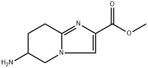 Methyl 6-amino-5,6,7,8-tetrahydroimidazo[1,2-a]pyridine-2-carboxylate Struktur