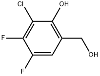 3-Chloro-4,5-difluoro-2-hydroxybenzenemethanol 化学構造式