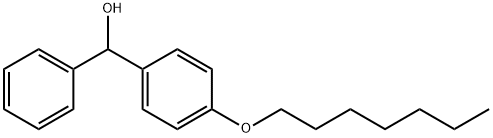 (4-(heptyloxy)phenyl)(phenyl)methanol Structure