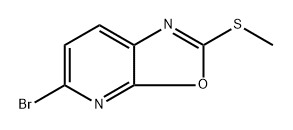 5-溴-2-(甲硫基)噁唑并[5,4-B]吡啶,1783938-78-2,结构式