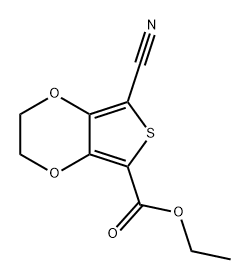 ethyl 
7-cyano-2H,3H-thieno[3,4-b][1,4]dioxine-5-carbox
ylate,1784119-83-0,结构式