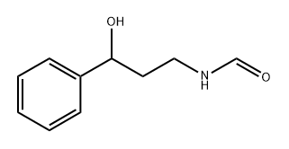 N-(3-Hydroxy-3-phenylpropyl)formamide 化学構造式