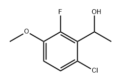 1-(6-Chloro-2-fluoro-3-methoxyphenyl)ethanol Struktur