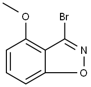 3-bromo-4-methoxy-1,2-benzoxazole 化学構造式