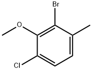 2-bromo-4-chloro-3-methoxy-1-methylbenzene,1785158-75-9,结构式