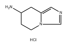Imidazo[1,5-a]pyridin-7-amine, 5,6,7,8-tetrahydro-, hydrochloride (1:1) Structure