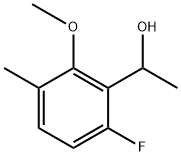 1-(6-Fluoro-2-methoxy-3-methylphenyl)ethanol,1785558-36-2,结构式