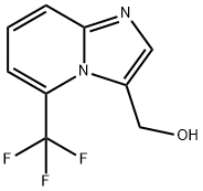 5-(trifluoromethyl)imidazo[1,2-a]pyridin-3-yl]methanol 化学構造式