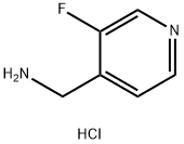 4-Pyridinemethanamine, 3-fluoro-, hydrochloride (1:1) Structure