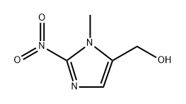 (2-硝基-1-甲基-1H-咪唑-5-基)甲醇 结构式