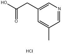 2-(5-Methylpyridin-3-yl)acetic acid hydrochloride Struktur