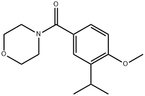 (3-isopropyl-4-methoxyphenyl)(morpholino)methanone,1790364-98-5,结构式