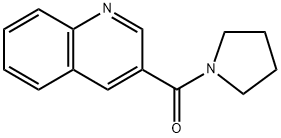 pyrrolidin-1-yl(quinolin-3-yl)methanone Structure