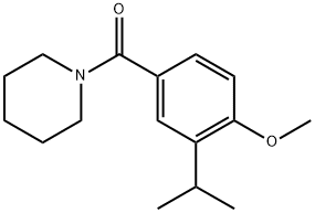 (3-isopropyl-4-methoxyphenyl)(piperidin-1-yl)methanone,1791332-09-6,结构式
