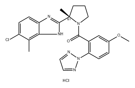 奈莫雷生盐酸盐,1792993-84-0,结构式