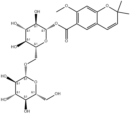 Macrophylloside D Struktur