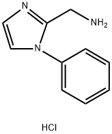 (1-phenyl-1H-imidazol-2-yl)methanamine dihydrochloride Structure