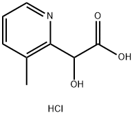 2-hydroxy-2-(3-methylpyridin-2-yl)acetic Acid hydrochloride Struktur