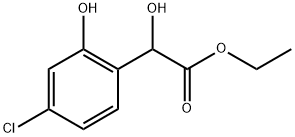 Ethyl 4-chloro-α,2-dihydroxybenzeneacetate Struktur