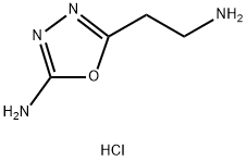 5-(2-aminoethyl)-1,3,4-oxadiazol-2-amine dihydrochloride Struktur