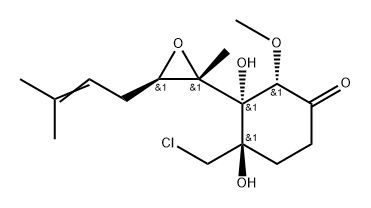 chlovalicin 化学構造式