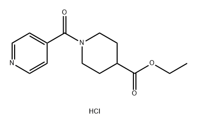 4-Piperidinecarboxylic acid, 1-(4-pyridinylcarbonyl)-, ethyl ester, hydrochloride (1:1)|阿伐曲泊帕杂质57(盐酸盐)